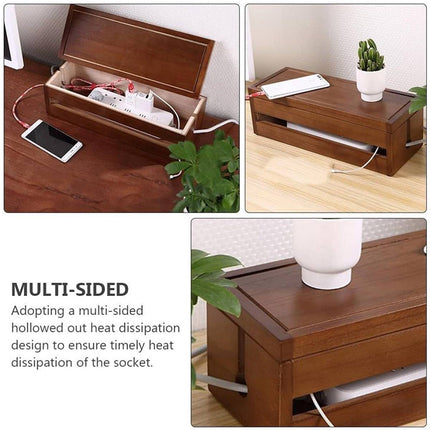 Wooden Riser With Drawer Desktop Storage Shelf Organizer For Office Supplies
