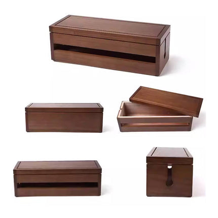 Wooden Riser With Drawer Desktop Storage Shelf Organizer For Office Supplies