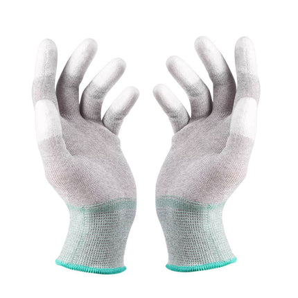 20 Pairs Anti Static Carbon Fibre PU Coated Gloves Electronics Assembly Use Pro