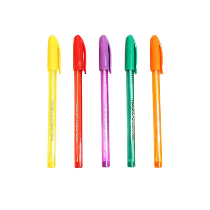 10pcs Smooth Writing Ballpoint Pens Writing Instrument Office Supplies 5Colours
