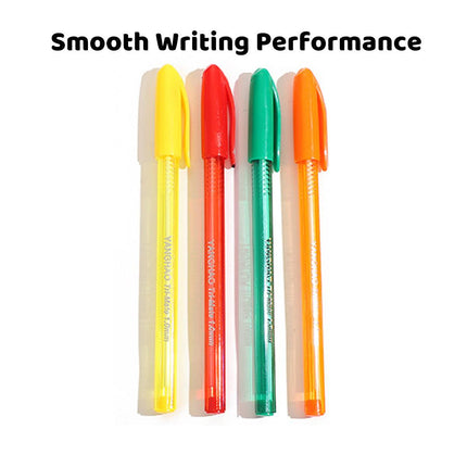 10pcs Smooth Writing Ballpoint Pens Writing Instrument Office Supplies 5Colours