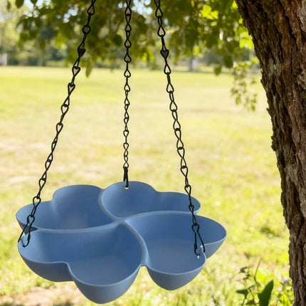 Easy Fill Hanging Wild Bird Feeder All Weather Outdoor Garden Waterer Decor Set