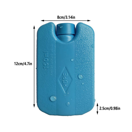 10 Pcs Reusable Ice Pack Cooler Block 150ml for Picnic Camping Lunch Box Chiller