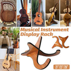 Wood Colour Folding Instrument Stand for Ukulele Violin Small Size Guitar