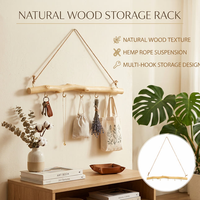 Wooden Wall Hooks Hanger Home Decorative Wooden Wall Hooks for Hanging Items