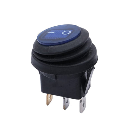 5Pcs/Set 12V 20A Car Spst Auto Marine Boat Round On/Off Rocker Waterproof Switch