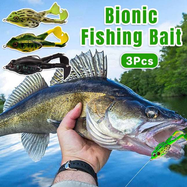 3pcs Spinning Twin Legged Soft Bait Bionic Lure for Fishing Catching Fish