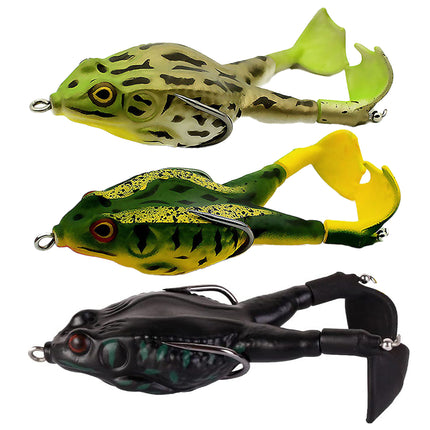 3pcs Spinning Twin Legged Soft Bait Bionic Lure for Fishing Catching Fish