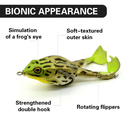 3pcs Spinning Twin Legged Soft Bait Bionic Lure for Fishing Catching Fish