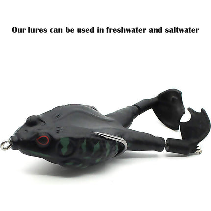 3pcs Spinning Twin Legged Soft Bait Bionic Lure for Fishing Catching Fish