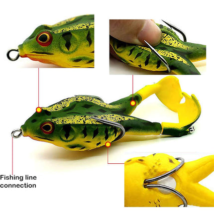 3pcs Spinning Twin Legged Soft Bait Bionic Lure for Fishing Catching Fish