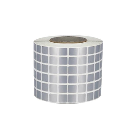 Silver Sticker Labels Thermal Transfer Waterproof Self Adhesive Gift Decoration 1 Row
