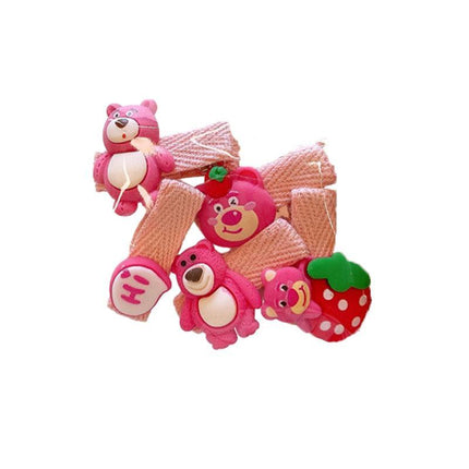 5Pcs Cute Cartoon Animal Hairpin Set for Girls - Mini Hair Clips Party Gift