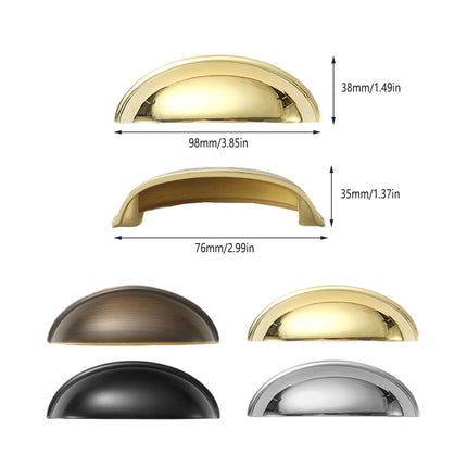 Shell Cabinet Door Handle Single Hole Light Luxury Drawer Closet Pull Furniture