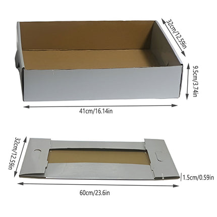 5pcs Disposable Cat Litter Box Folding Portable Outdoor Car Travel Pet Toilet
