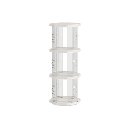 Floor-Standing Rotating Bookshelf Book Toy Storage Corner Display Space Saving
