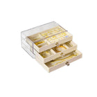 3Tier Acrylic Jewelry Organizer Box Display Drawer Case Earring Necklace Storage - Aimall