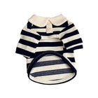 Short Sleeve Summer Striped Pet Tee Round Neck Comfortable Shirt for Dogs Cats