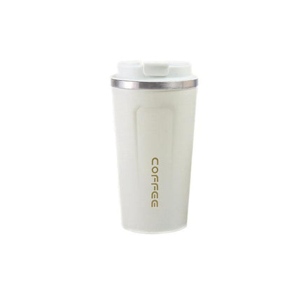 Insulated Coffee Mug Vacuum Travel Cup Thermal Stainless Steel Flask Reusable 510ML - Aimall