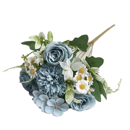 6pcs High End Artificial Flowers for Home Decoration Realistic Faux Floral