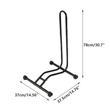 Bike Parking Rack Floor Stand Universal Black Bicycle Storage Organizer Holder