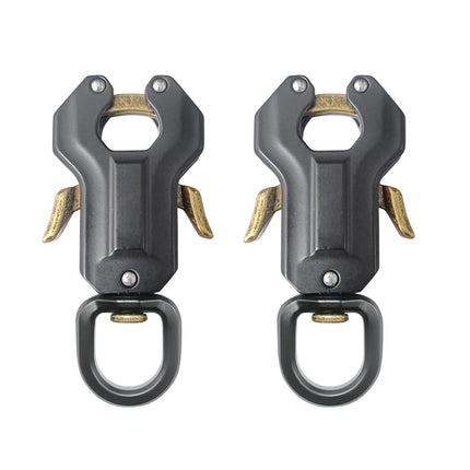 2PCS Frog Clip Swivel Snap Heavy Duty Dog Leash Clip Pet Accessories Hardware