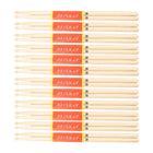 12 Pairs Wooden Drum Sticks Solid Wood Jazz Drum Mallets Professional Durable