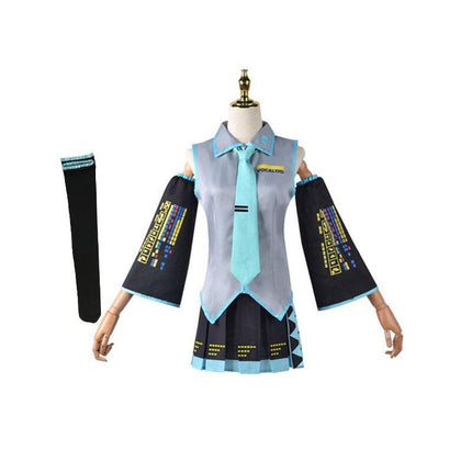Anime Hatsune Miku Vocaloid Hatsune Cosplay Costume Uniform Dress Party Outfits AU