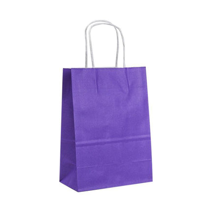 20pcs Kraft Paper Bag Gift Carry Shopping Party Gift Bags With Handles Small AU - Aimall