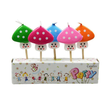 Birthday Cake Candle Party Decorations Cute Characters Kids Featured Cards New - Aimall