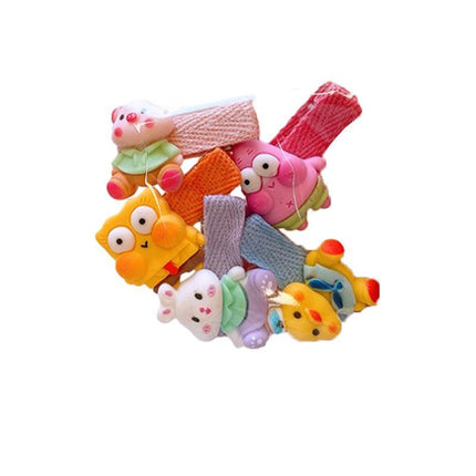 5Pcs Cute Cartoon Animal Hairpin Set for Girls - Mini Hair Clips Party Gift