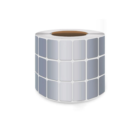 Silver Sticker Labels Thermal Transfer Waterproof Self Adhesive Gift Decoration 1 Row