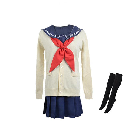 Anime My Boku no Hero Academia Himiko Toga Cosplay Costume JK School Uniform AU