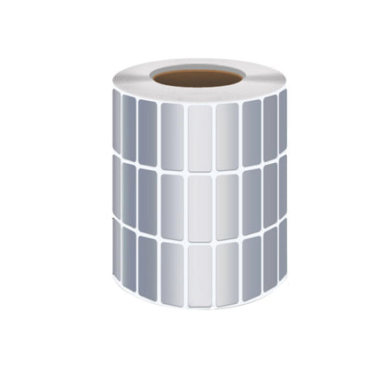 Silver Sticker Labels Thermal Transfer Waterproof Self Adhesive Gift Decoration 1 Row