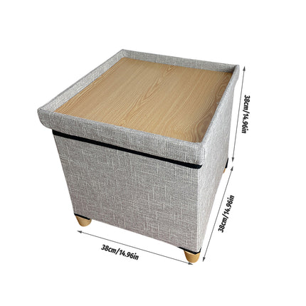 Multifunction Storage Stool Shoe Changing Bench Box Ottoman Seat Sofa Organizer