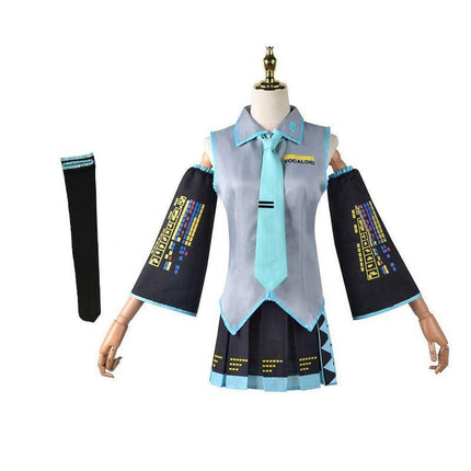 Anime Hatsune Miku Vocaloid Hatsune Cosplay Costume Uniform Dress Party Outfits AU