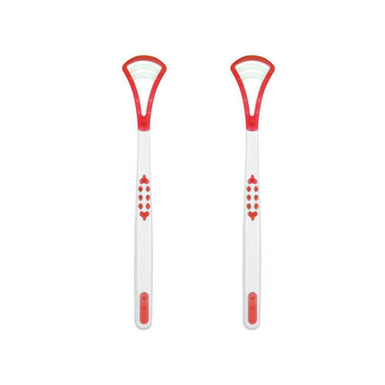 1/2X Double Head Tongue Cleaner FDA Approved Dental Scraper - Aimall
