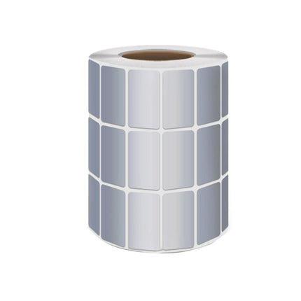 Silver Sticker Labels Thermal Transfer Waterproof Self Adhesive Gift Decoration 3 Rows