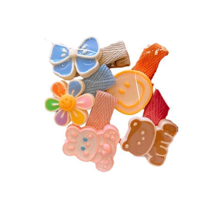 5Pcs Cute Cartoon Animal Hairpin Set for Girls - Mini Hair Clips Party Gift