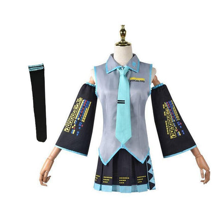 Anime Hatsune Miku Vocaloid Hatsune Cosplay Costume Uniform Dress Party Outfits AU