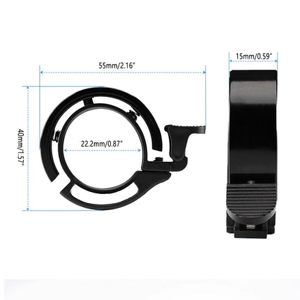 Mountain Bike Bell O Shape Slim Style Bikes Many Colours