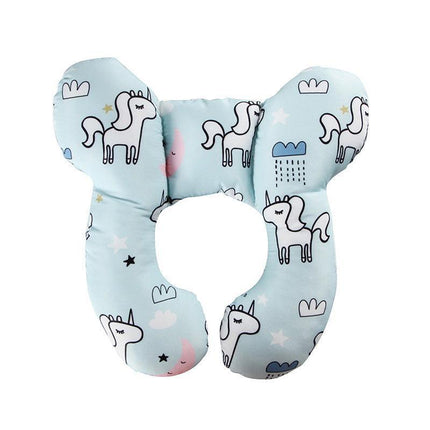 Baby Soft U-Shaped Auto Car Seat Stroller Head Neck Support Pillow Cushion Au - Aimall