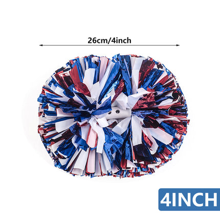 4PCS Cheerleading Hand Flower Set Performance Cheerleader Flower Ball Props