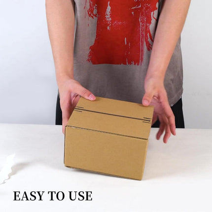 20pcs Torn Carton Packaging Box Zipper Express Logistics Transporting Storage Box