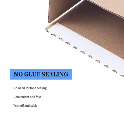 20pcs Torn Carton Packaging Box Zipper Express Logistics Transporting Storage Box