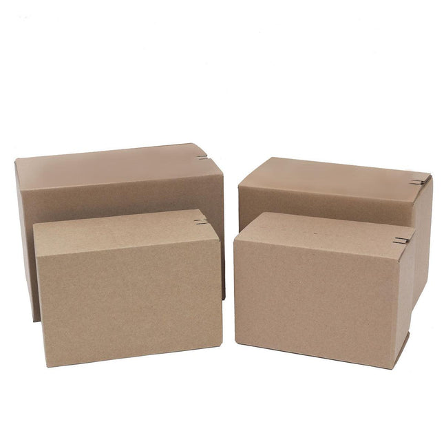 20pcs Torn Carton Packaging Box Zipper Express Logistics Transporting Storage Box