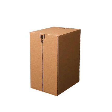 20pcs Torn Carton Packaging Box Zipper Express Logistics Transporting Storage Box