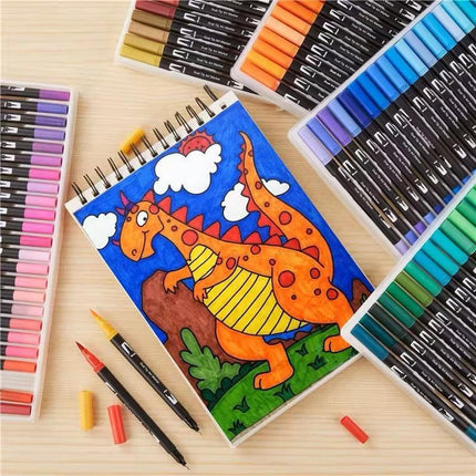 12-120 Colour Brush Pen Watercolor Art Drawing Painting Artist Sketch Marker Au - Aimall