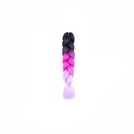 Coloured Jumbo Braiding Hair Extensions Braids Twist Hight Temperature Kanekalon - Aimall