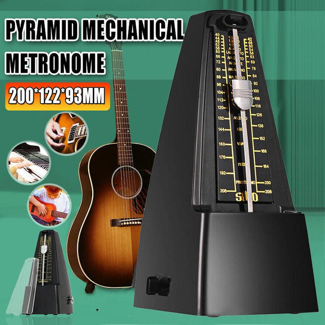 Universal Pyramid Mechanical Metronome for Guitar Violin Piano Bass Drum AU - Aimall